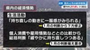 『緩やかに持ち直しつつある』今年4月の高知県内の経済情勢を高知財務事務局が発表【高知】