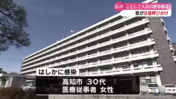 高知県で今年2人目のはしか感染確認 【高知】