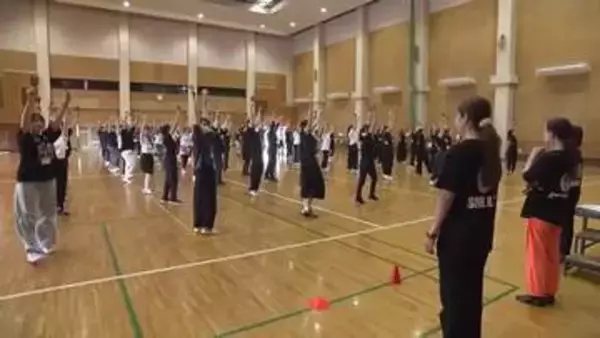 《よさこい祭り初出場》土佐清水市のチーム『ヤマア』入賞目指し練習中