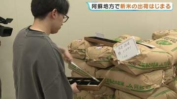 今年のコメは“お手頃”に⁉　農家の「手取り」は去年比ダウン⤵　新米の出荷始まる　熊本・阿蘇