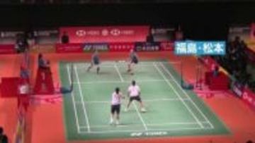 バド・熊本マスターズ　福島・廣田ペアが圧倒！ストレート勝ち