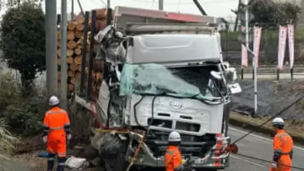 【通行止め解除】熊本県菊陽町　国道443号　上下線の全面通行止めを解除