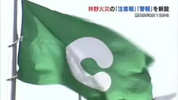 熊本市が「林野火災注意報・警報」を新設へ　乾燥時に野焼きや たき火を制限　違反すれば罰金も