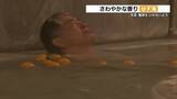 「湯船にプカプカ 体ポカポカ　冬至限定「ゆず湯」で風邪予防　熊本県山鹿市」の画像1