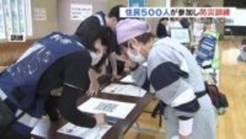 熊本地震10年　住民同士の絆を大切に　被災した秋津校区の住民が一斉避難訓練