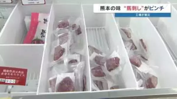 お盆に欠かせない「熊本の味」馬刺しが品切れ　御船町の馬刺し工場が被災　「10年前の悪夢が呼び覚まされた」2026年熊本地震