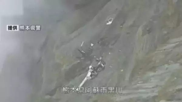 【速報】阿蘇ヘリ事故　「生存の可能性極めて低い」3人の姿を火口内の機体付近で確認　人を降ろしての救助は断念