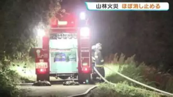 地震で消火栓が使えず　長引く山林火災の消火活動　熊本・宇城市　＜2026年熊本地震＞
