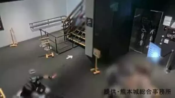 悲鳴 うずくまる観光客…地震発生時の熊本城（動画あり） 激震に襲われた天守閣の瞬間　崩落する石垣と内部の石や土が吐き出される様子　舞い上がる土煙　2026年熊本地震