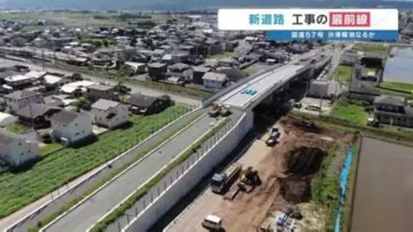 線路を越える陸橋と「秘密の扉」があるトンネル　2026年度に開通する熊本の“2大道路”　渋滞解消と災害に強い