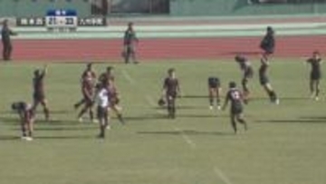 全国高校ラグビー熊本県予選決勝　九州学院が花園へ