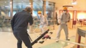 5月に愛媛開催「全国植樹祭」に備え、港でフェリー使ったテロ対応訓練