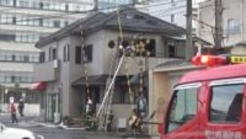 松山市の店舗兼住宅で火事　男性1人が意識不明で救急搬送【愛媛】