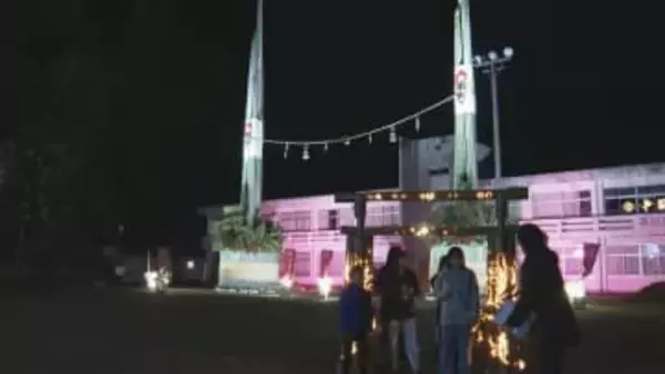 “2026”年にちなんで…高さ20.26m！　西予市野村町中筋地区に今年も大門松　9日まで【愛媛】