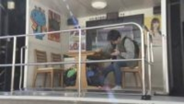 地震や火災に備えよう 松山市で「防犯・防災フェスタ」強い揺れを体験する特別車両も