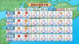「大洲36.4℃など3地点猛暑日　松山34.8℃（午後1時現在）　猛烈な暑さ続く　水分・塩分補給など熱中症対策を【愛媛】」の画像1