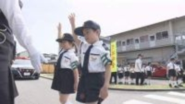 「時間にゆとりをもって」きょうから春の全国交通安全運動、園児たちが交通ルール学ぶ