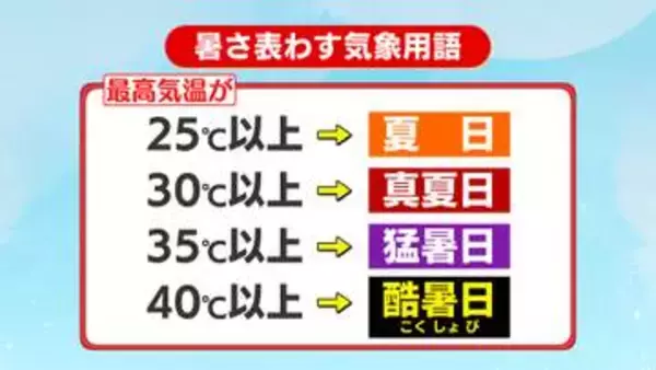 最高気温40℃以上の日は「酷暑日」 新名称が決定、アンケートで超猛暑日が2番目に多く