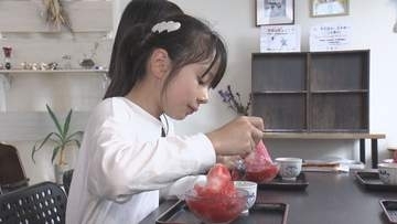 【GW本格スタート】「いちご」と「あまおう」のかき氷をほとんどの客が注文！「夏が来たなって感じがします」愛媛・今治の老舗和菓子店が今シーズンの提供を開始