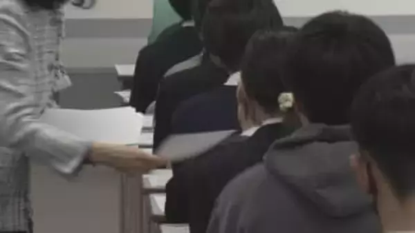 愛媛大学で前期日程の入学試験はじまる 7学部合わせて約3000人が志願、倍率は2.9倍