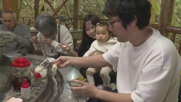 GW本格スタートとともにズルズルズル･･･「ほっぺが落ちちゃうねえ」愛媛の夏の風物詩そうめん流しが営業開始【愛媛・八幡浜市】