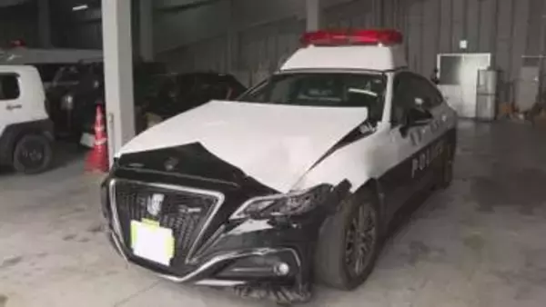 緊急走行中のパトカーと軽貨物自動車が衝突 会社員の男性（41歳）が軽傷