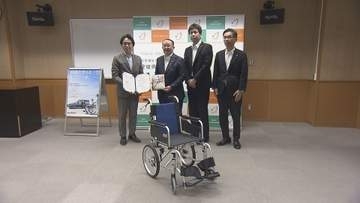 削減した経費を活用　車いすを福祉施設に寄贈【愛媛】