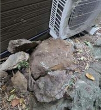 宇和島城の城山で落石　民家裏のエアコン室外機破損　けが人はなし　２８日の地震との因果関係は不明【愛媛】