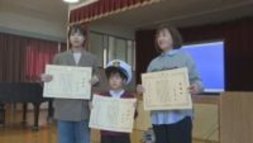 ６歳の男の子が救った命　海に落ち陸に上がれない高齢男性を見つけ家族と救助　感謝状贈呈【愛媛】