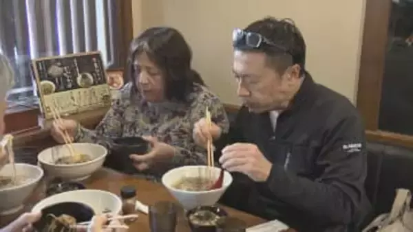 愛媛県内は寒さ戻り、松山・ロープウェイ街のそば店であったかメニューに注文集まる