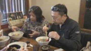 愛媛県内は寒さ戻り、松山・ロープウェイ街のそば店であったかメニューに注文集まる