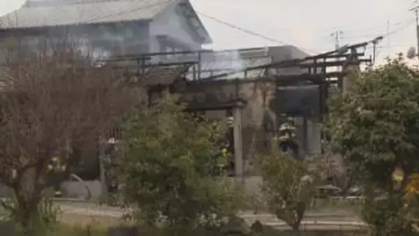 新居浜で民家全焼 焼け跡から一人の遺体【愛媛】