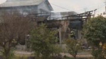 新居浜で民家全焼 焼け跡から一人の遺体【愛媛】