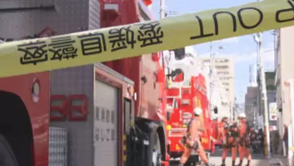 松山市一番町のホテルで火事 最上階から出火 現場は繁華街で一時騒然