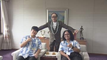 愛媛県と姉妹提携のハワイ州からインターン生、えひめ丸事故きっかけに交流つづく