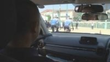 自転車で"並走”すると車の中からはどう見える？「青切符」対象の高校生たちが体験 愛媛・松山市