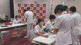 「看護の仕事への理解深めて、松山赤十字病院で小学生から高校生が看護の現場を体験」の画像1