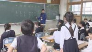 「なりたい先生像になれるよう」教員不足の深刻化で…高校生が実際の教育現場へ 小学校で体験実習 愛媛・松山市
