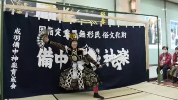 大人顔負けの迫力ある舞 “新春こども神楽”　表町商店街で開催「涙がでるくらい感動しました」【岡山】