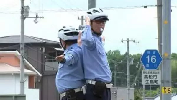 【訓練】災害発生で信号機が作動しなくなった想定　警察官らが外部電源をつないで信号機を復旧させる手順も確認　【香川】