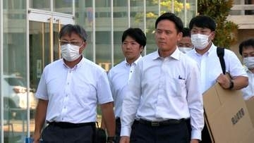 新見市の公共工事をめぐる官製談合事件　警察が市役所を捜索　逮捕の2人を送検【岡山】