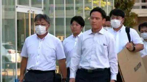 新見市の公共工事をめぐる官製談合事件　警察が市役所を捜索　逮捕の2人を送検【岡山】
