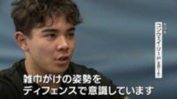 倉敷高校ラグビー部NO8コンウェイ・リード主将「雑巾がけの姿勢をディフェンスで意識」花園ベスト8を目指し独自トレーニング【岡山】