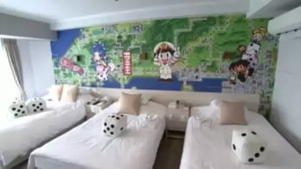 ホテルに「桃太郎電鉄」をコンセプトにした特別ルームがお目見え　宿泊してゲームの世界観を楽しんで【岡山】