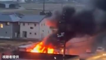 【速報】倉敷市松島で建物火災【岡山】