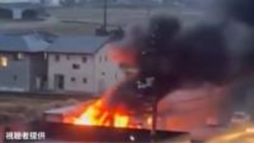 【速報】倉敷市松島で建物火災【岡山】