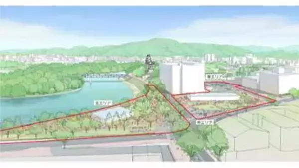 旭川沿いの烏城公園石山地区の整備方針　店舗が入る施設やイベントステージなど2029年度中にオープン予定【岡山】