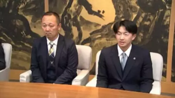 センバツ出場の英明高校が香川県の大山副知事を表敬　「英明らしい野球というのが甲子園の舞台でできたら一番いい」