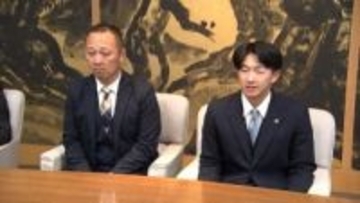 センバツ出場の英明高校が香川県の大山副知事を表敬　「英明らしい野球というのが甲子園の舞台でできたら一番いい」