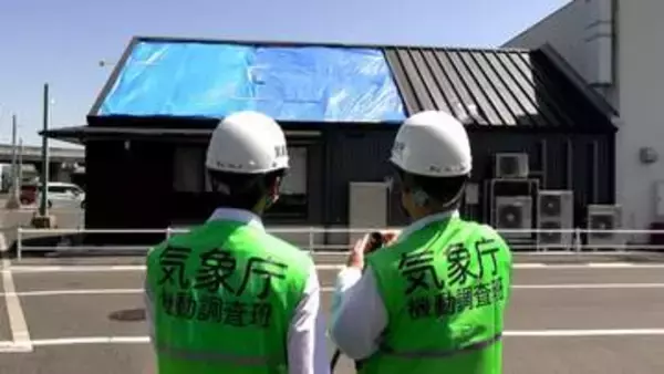 「外に出たときに“わーっ”と竜巻が見えた。看板が飛ぶところも。がががーって音と一緒に」気象庁の職員4人が現地を訪れ被害状況などを確認　飲食店の屋根の一部が吹き飛ばされる【岡山】